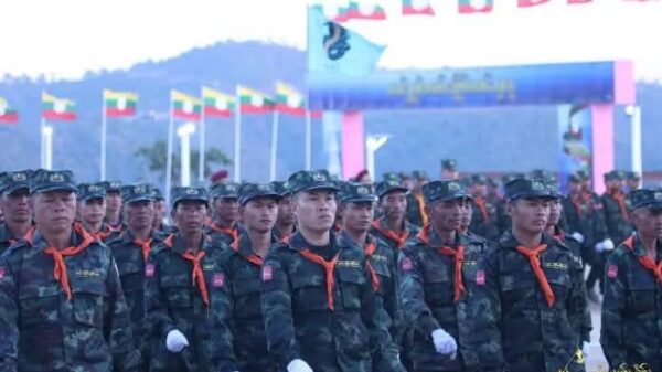 (RCSSနှင့် SSPPတပ်ဖွဲ့မှ ရဲဘော်များအား တွေ့ရစဉ်။ ဓာတ်ပုံ - RCSS၊ SSPP)