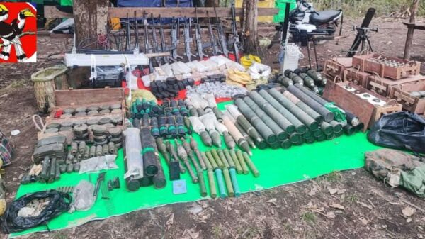 (စစ်​ကောင်စီတပ်စခန်းများသိမ်းပိုက်ပြီး​နောက်​တွေ့ရစဥ်။ဓါတ်ပုံ- Chinland News ၊ CJ)
