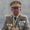 (အာဏာသိမ်း​ခေါင်း​​​ဆောင်။ ဓါတ်ပုံ-AFP)