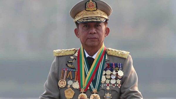 (အာဏာသိမ်း​ခေါင်း​​​ဆောင်။ ဓါတ်ပုံ-AFP)