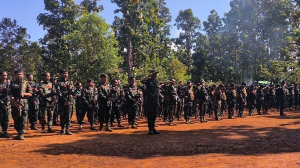 (နေပြည်တော် PDF စစ်ကြောင်း၊ တပ်ရင်း(၉၀၁)မှ ရဲဘော်များအား တွေ့ရစဉ်။ ဓာတ်ပုံ − Nay Pyi Taw PDF-Battalion 901)