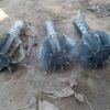 (နတ်သံကွင်းအခြေစိုက် စစ်ကောင်စီတပ် ပစ်ခတ်သည့် လက်နက်ကြီးကျည်အပိုင်းအစများ။ ဓာတ်ပုံ − KNU)
