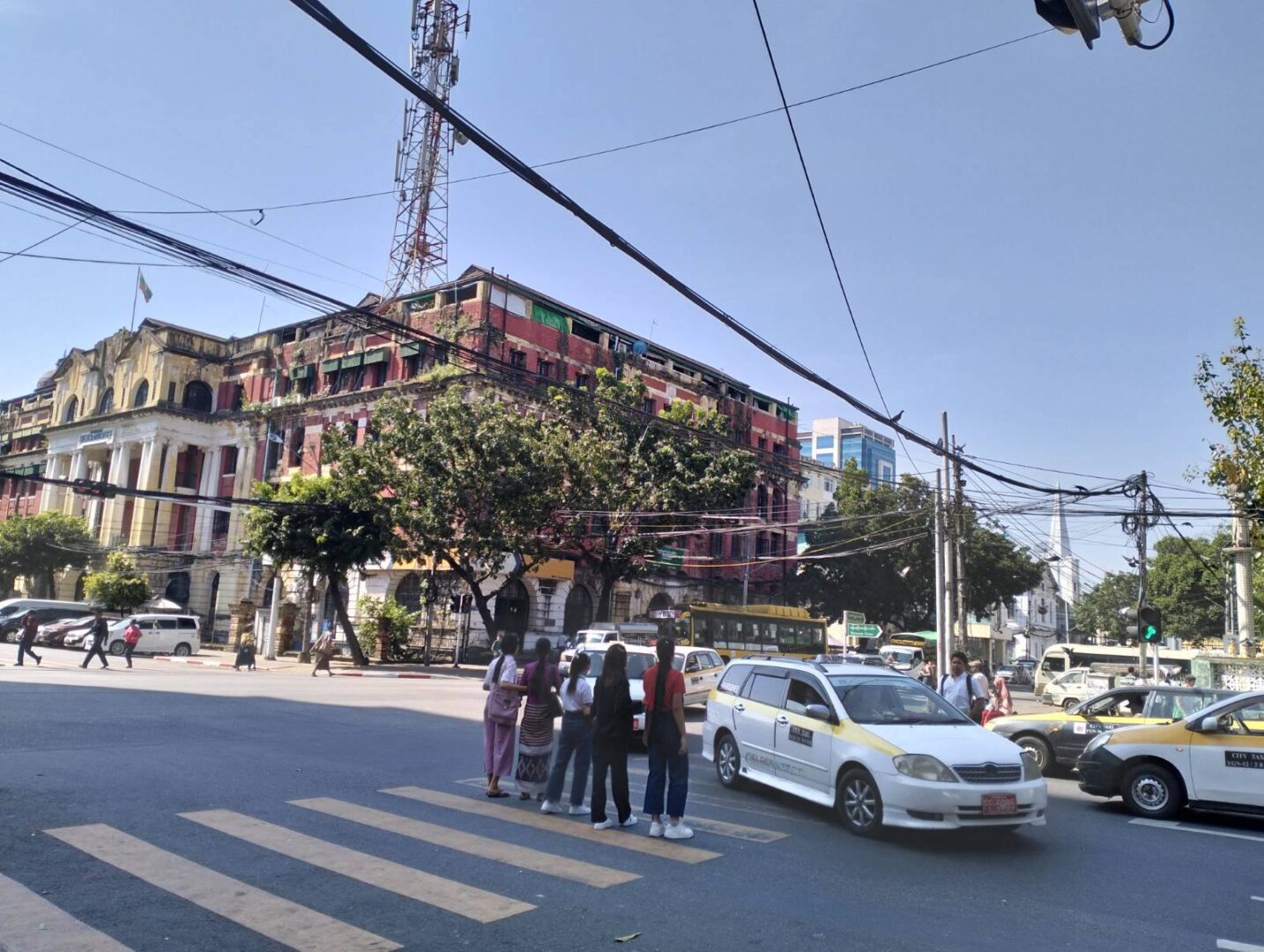 (ရန်ကုန်မြို့လယ်ကို ဒီဇင်ဘာ တတိယပါတ်ကတွေ့ရသောမြင်ကွင်း။ဓါတ်ပုံ-PS)