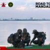 (Road To Mandalay ရဲဘော်များအား စစ်ဆင်ရေးတစ်ခုတွင် တွေ့ရစဥ်။ စစ်ကိုင်းမင်းကွန်းကားလမ်းပေါ်ရှိ မင်းကွန်းရဲစခန်းအား တွေ့ရစဥ်။ ဓာတ်ပုံ-Mingun PDF)