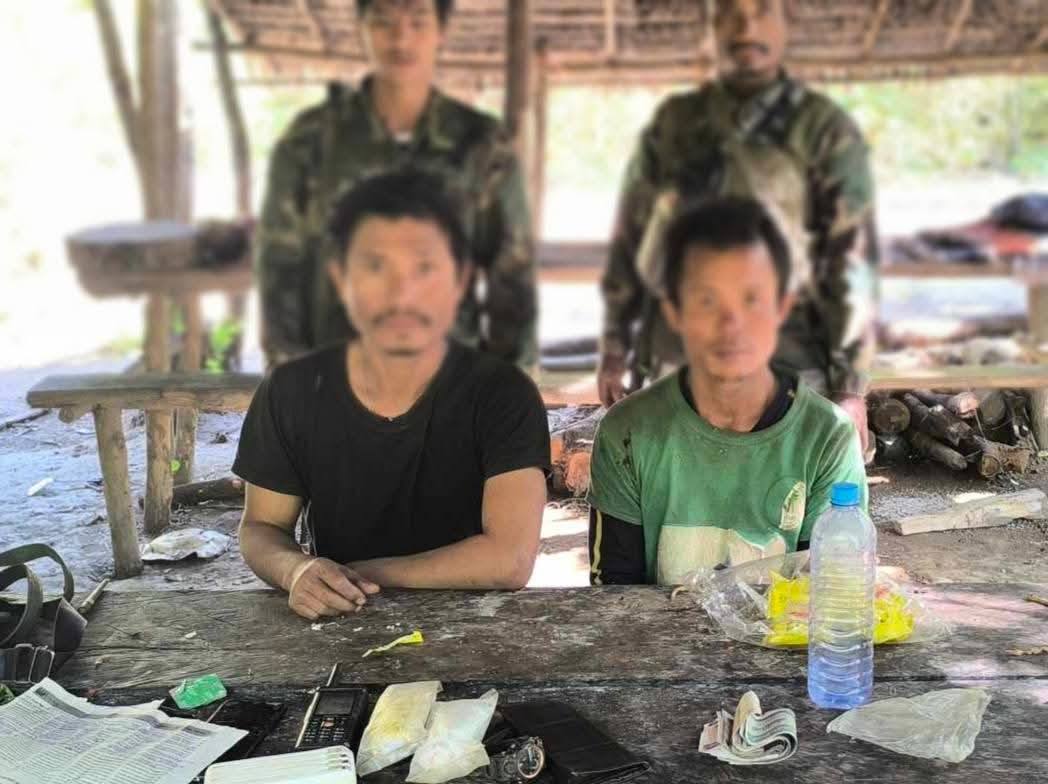 (မင်းတပ် ခလရ (၂၇၄)မှ ထွက်ပြေးသွားသောစစ်သားနှင့် မိသားစုဝင်များကိုယောဗျူဟာကဖမ်းဆီးပြီးနောက်တွေ့ရစဥ်။ဓါတ်ပုံ-ယောဗျူဟာ)