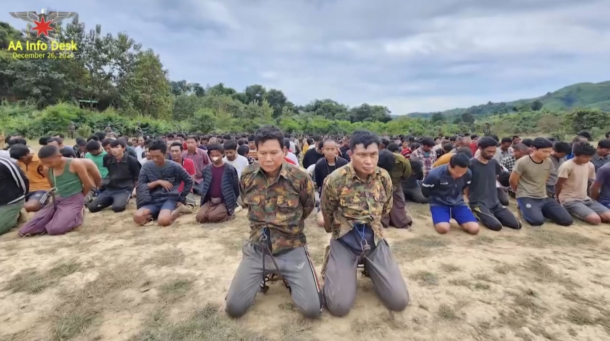 နပခ ဒုတိုင်းမှူး ၊တိုင်းဦးစီးချုပ်အပါအဝင် စစ်သုံ့ပန်းများ