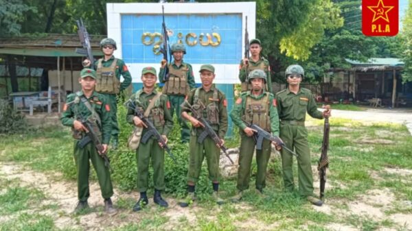 (တွင်းငယ်ရွာကို သိမ်းပိုက်ခဲ့စဥ်က PLAတပ်ဖွဲ့ဝင်များ။ ဓါတ်ပုံ-PLA)
