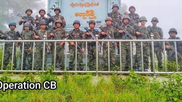 (ချင်းညီနောင်နှင့် မဟာမိတ်ပူးပေါင်းတပ်ဖွဲ့ဝင်များကို မတူပီမြို့ကို အပြီးသတ်သိမ်းပိုက်ပြီးနောက် တွေ့ရစဉ်။ ဓာတ်ပုံ - ချင်းညီနောင်)