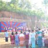 (ကရင်ပြည်နယ်တနေရာတွင်ပြုလုပ်သည့် ကရင်နှစ်သစ်ကူးနေ့ အခမ်းအနားအား တွေ့ရစဉ်။ ဓာတ်ပုံ - CJ)