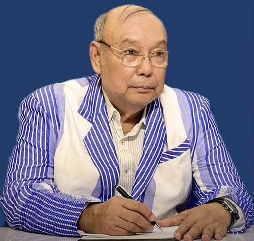 NUGပြည်ထောင်စုဝန်ကြီးချုပ် မန်းဝင်းခိုင်သန်းအား တွေ့ရစဉ်။ ဓာတ်ပုံ - NUG